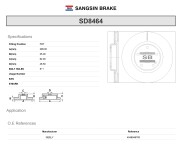 Sangsin brake SD8464