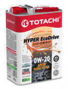 TOTACHI E0104A Масло моторное синтетика TOTACHI HYPER Ecodrive Fully Synthetic 0W-20 4 л.