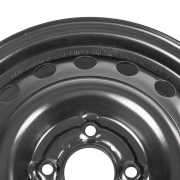 GANZ GRN14034 ДиCк штампованный 14x5.5 4x100/57.1 ET45 GRN14034 Black VOLKSWAGEN POLO,GOLF III,VENTO