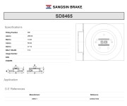 Sangsin brake SD8465