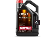 MOTUL 113092 Масло моторное синтетика MOTUL 8100 X-clean+ EFE 0W-30 4 л.